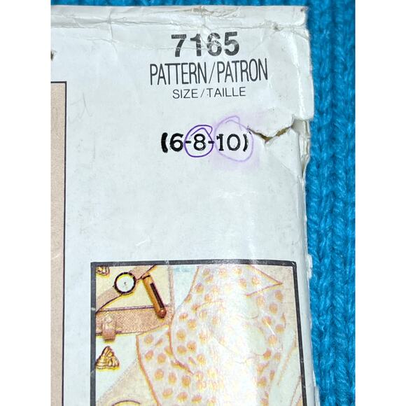 Vogue Pattern 7165 suit blazer straight skirt swing skirt size 6 8 - Picture 2 of 6